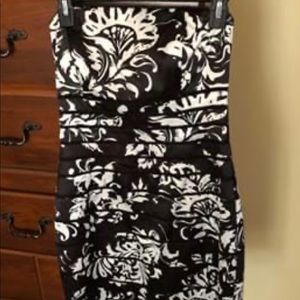 Black and white dress